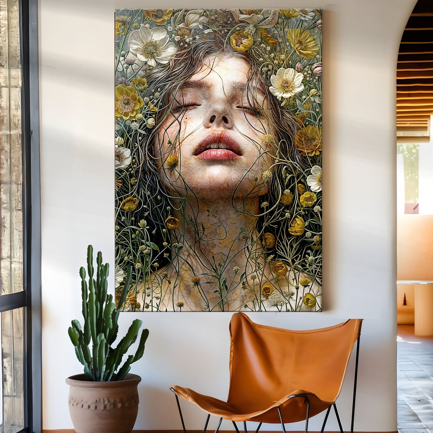 Garden Blossom Floral Canvas Wall Art