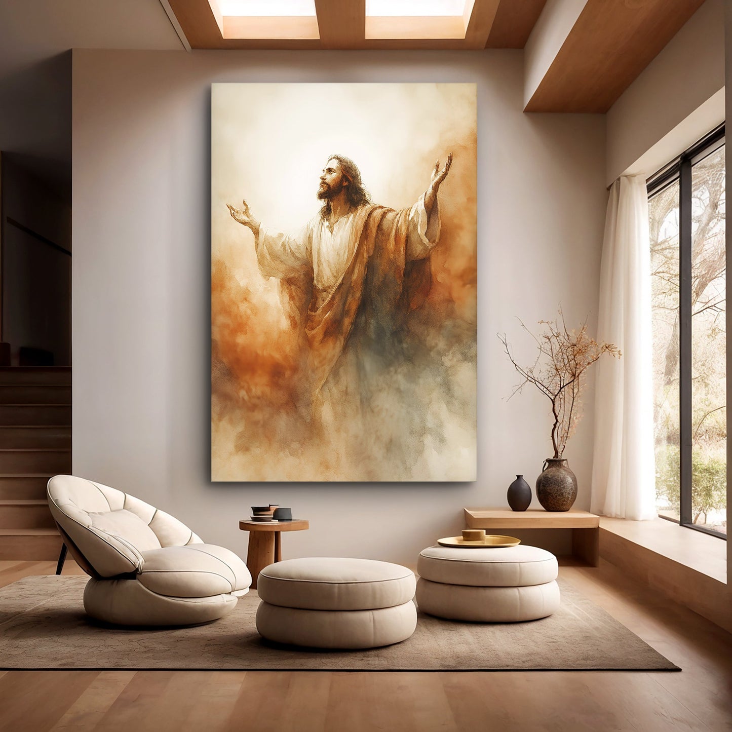 Risen Glory Faith Canvas Wall Art
