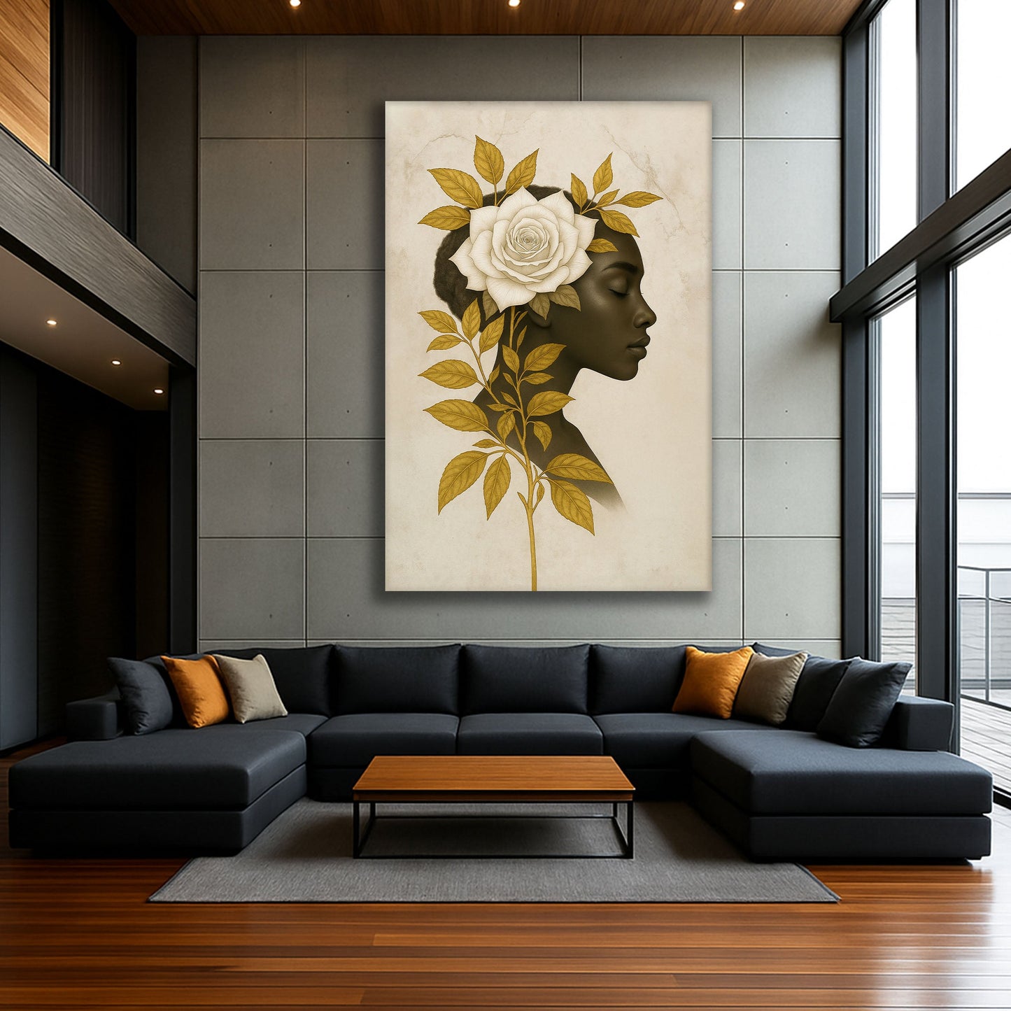 Floral Majesty Canvas Wall Art