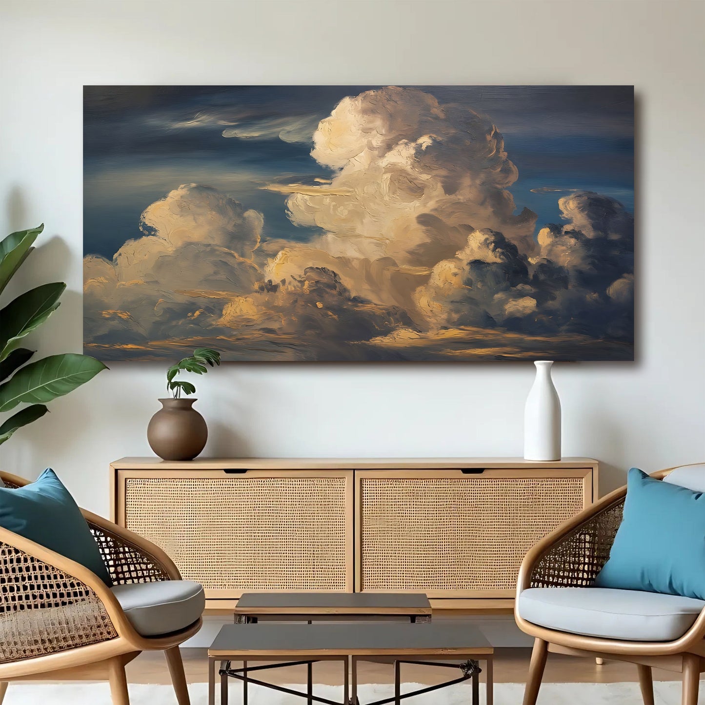 Cloud Sky Canvas Wall Art