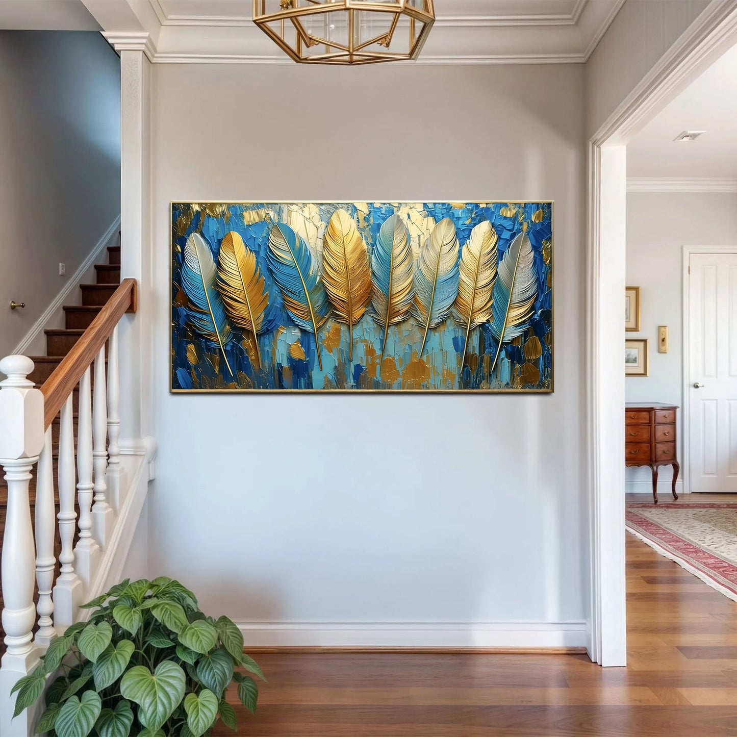 Confetti Sky Abstract Canvas Wall Art