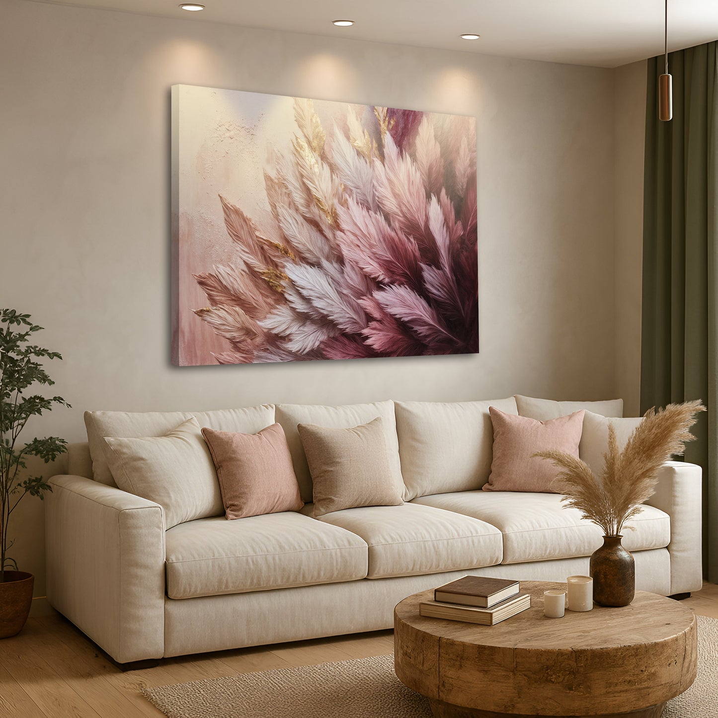 Feather Symphony Bird Canvas Wall Art