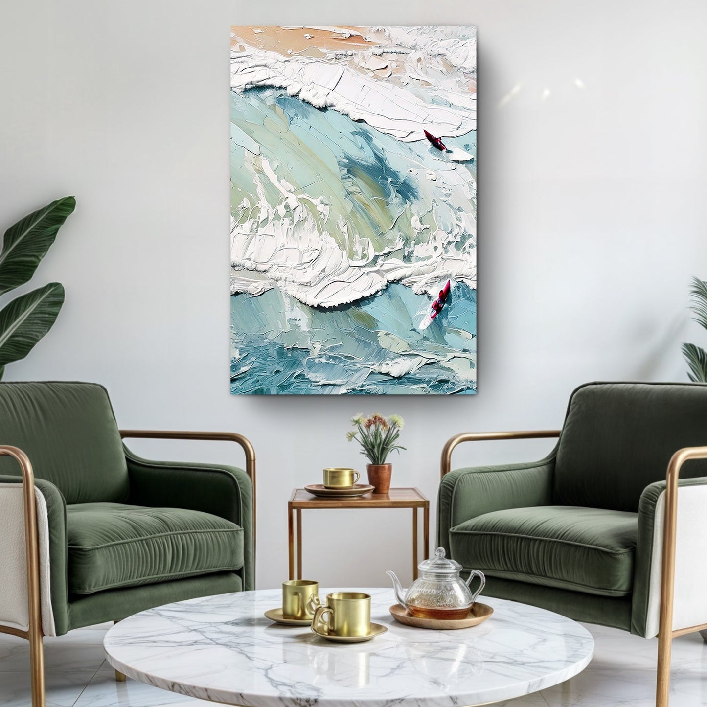 3D Sea Canvas Wall Art