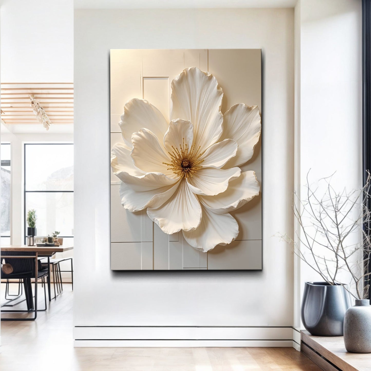 Bloom Essence Floral Canvas Wall Art