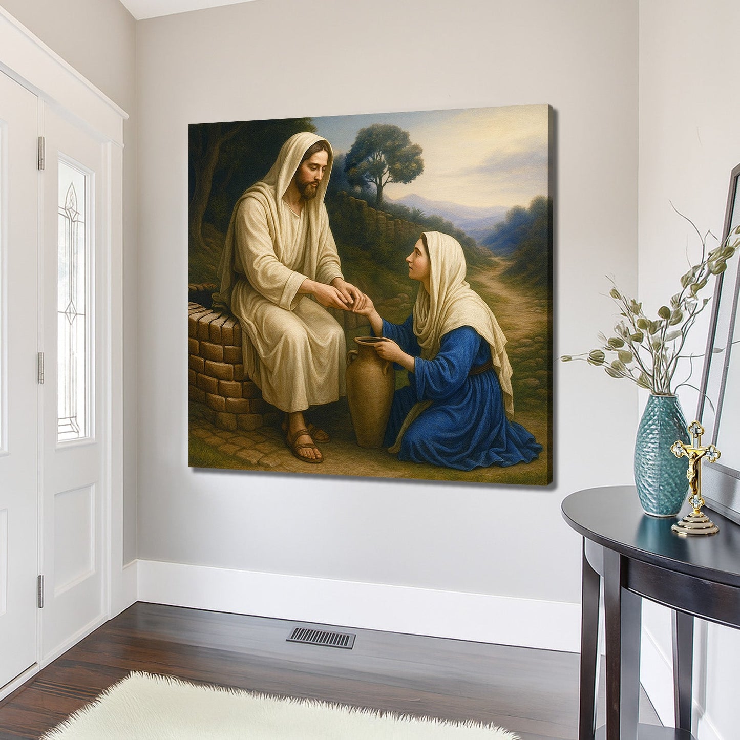 Samaritan at the Well Faith Canvas Wall Art