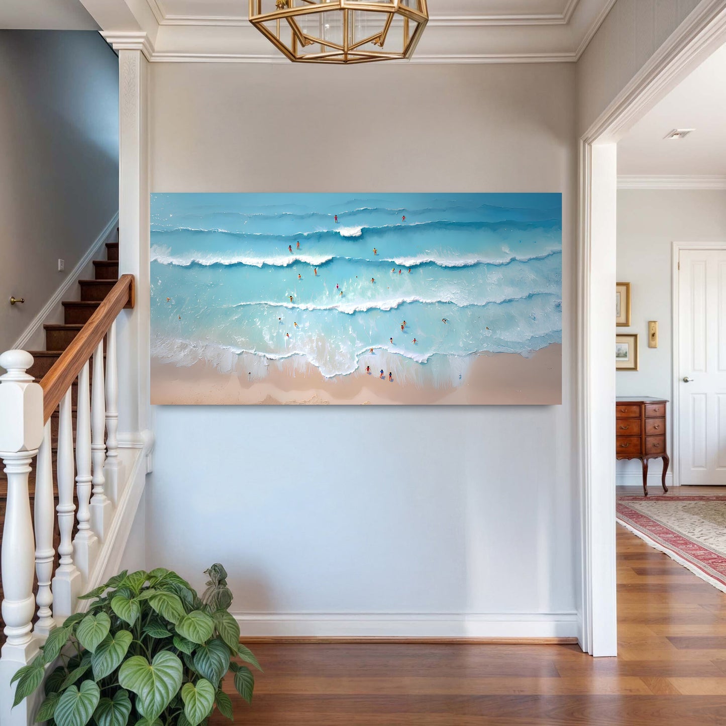 Beach Days Coastal Canvas Wall Art VIII
