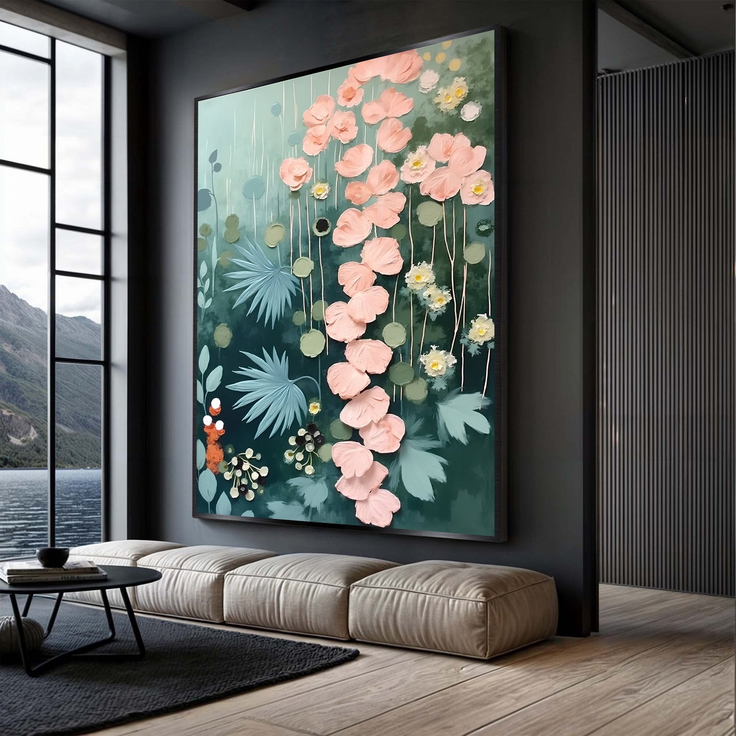 Secret Garden Floral Canvas Wall Art II