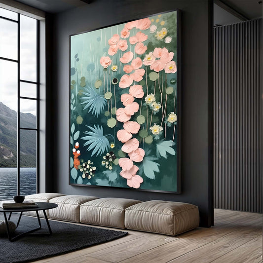 Secret Garden Floral Canvas Wall Art II