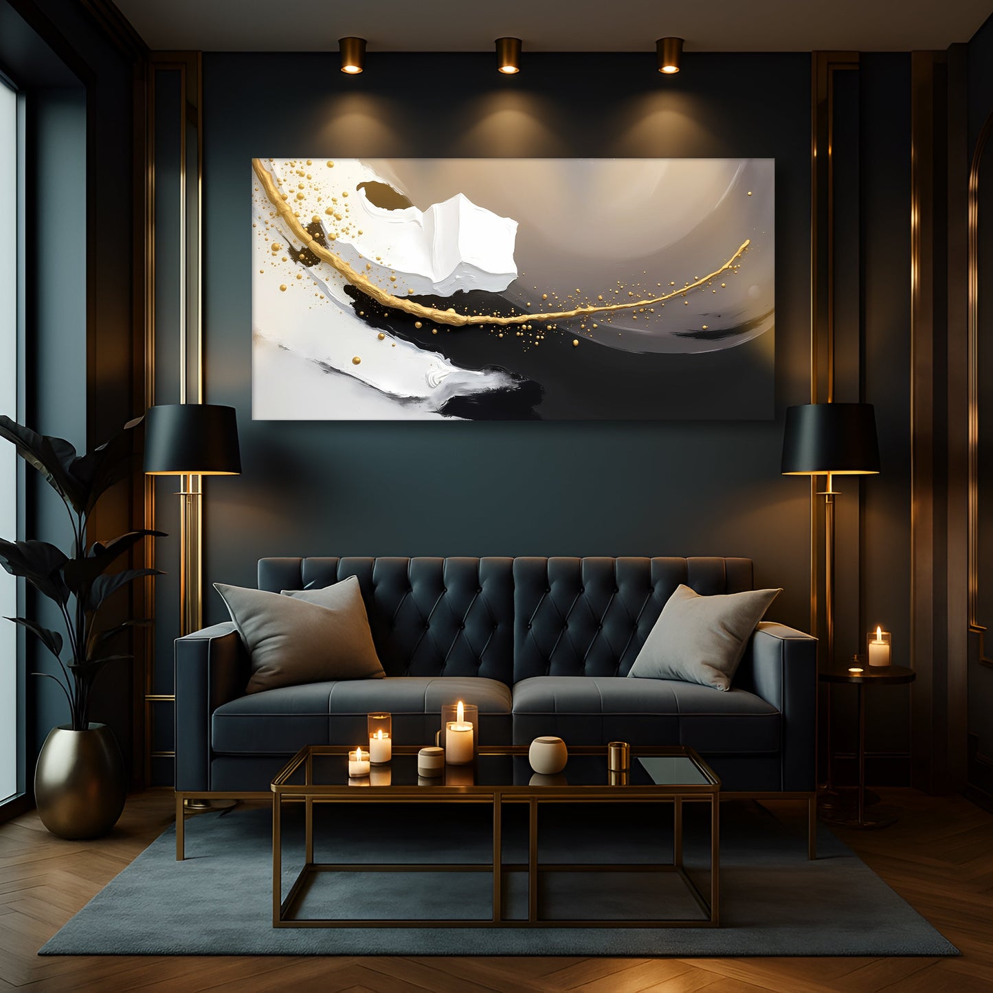 Wave Abstract Canvas Wall Art