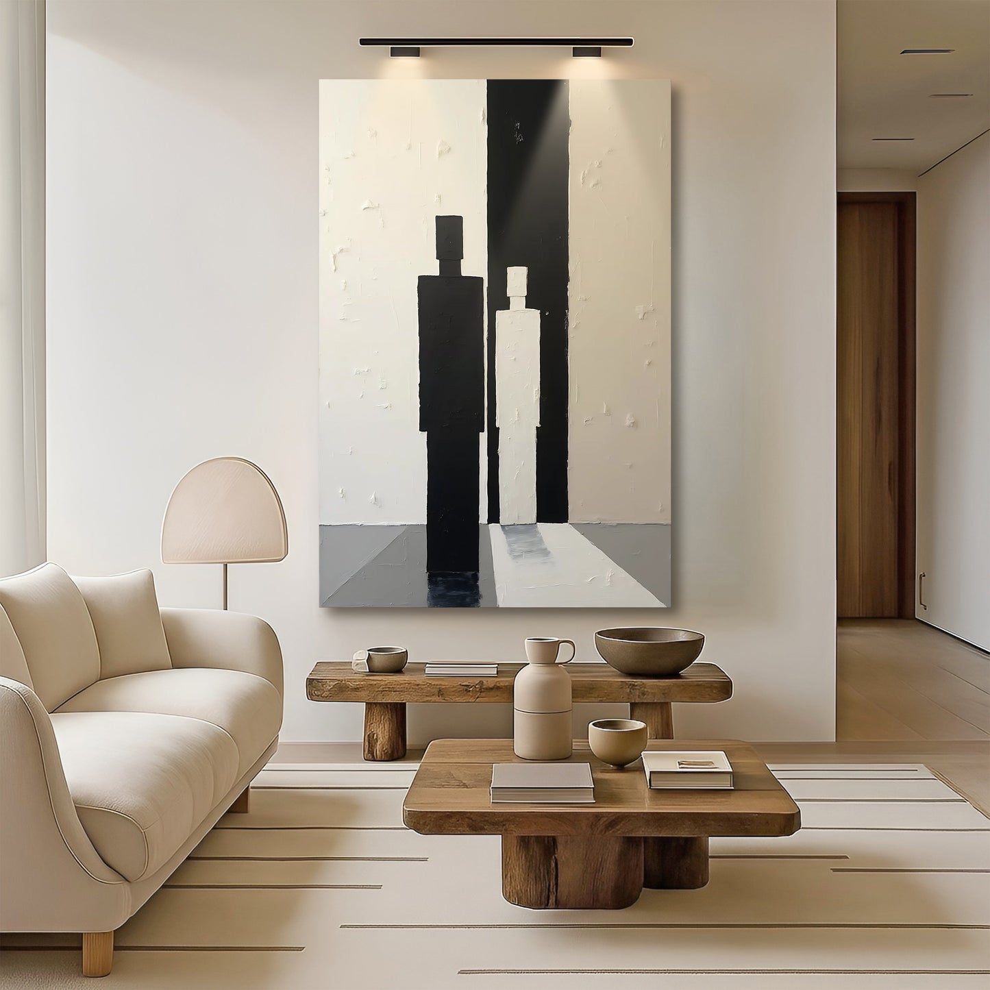 Contemporary Minimalist Abstract Canvas Wall Art