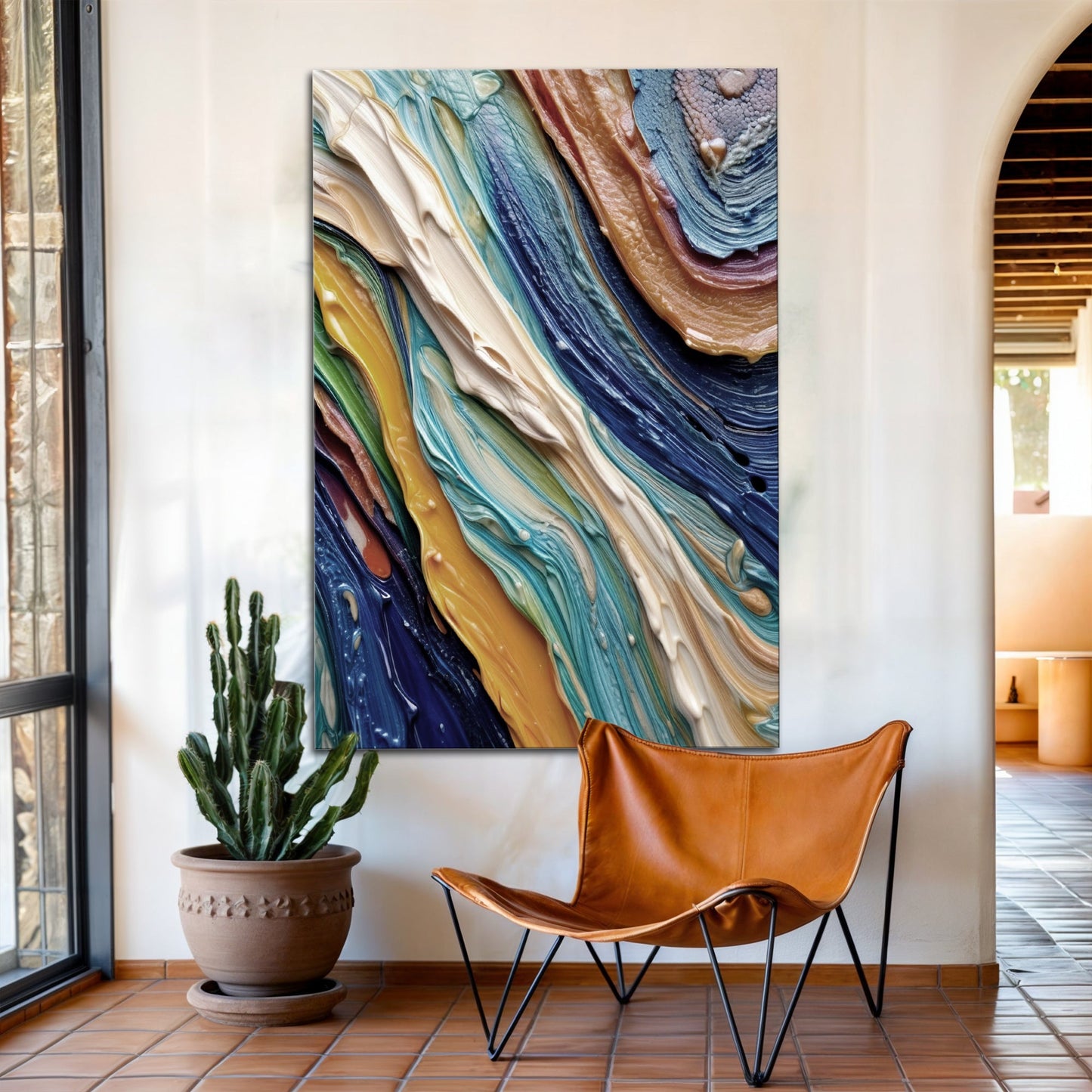 Ocean Waves Canvas Wall Art - Coastal Seascape