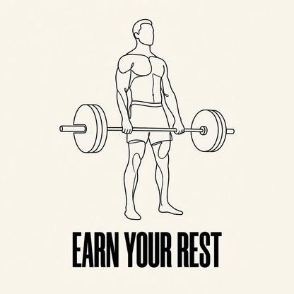Barbell Wall Art for Home Gym - Framed Minimalist Deadlift Print