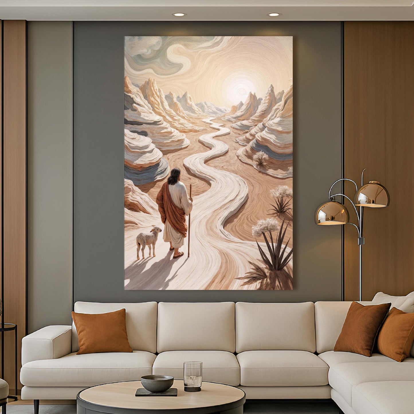 Parable of the Lost Sheep Faith Canvas Wall Art III