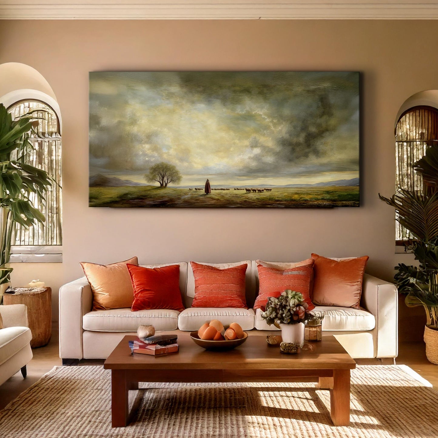 The Good Shepherd Faith Canvas Wall Art