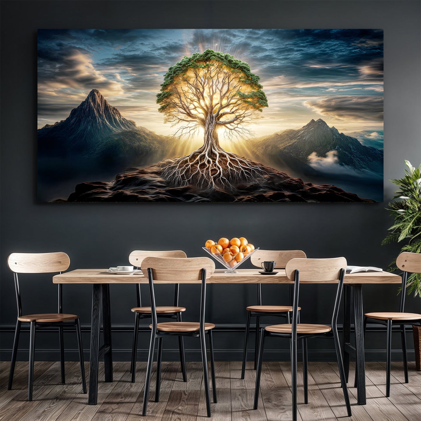 Burning Bush Faith Canvas Wall Art V