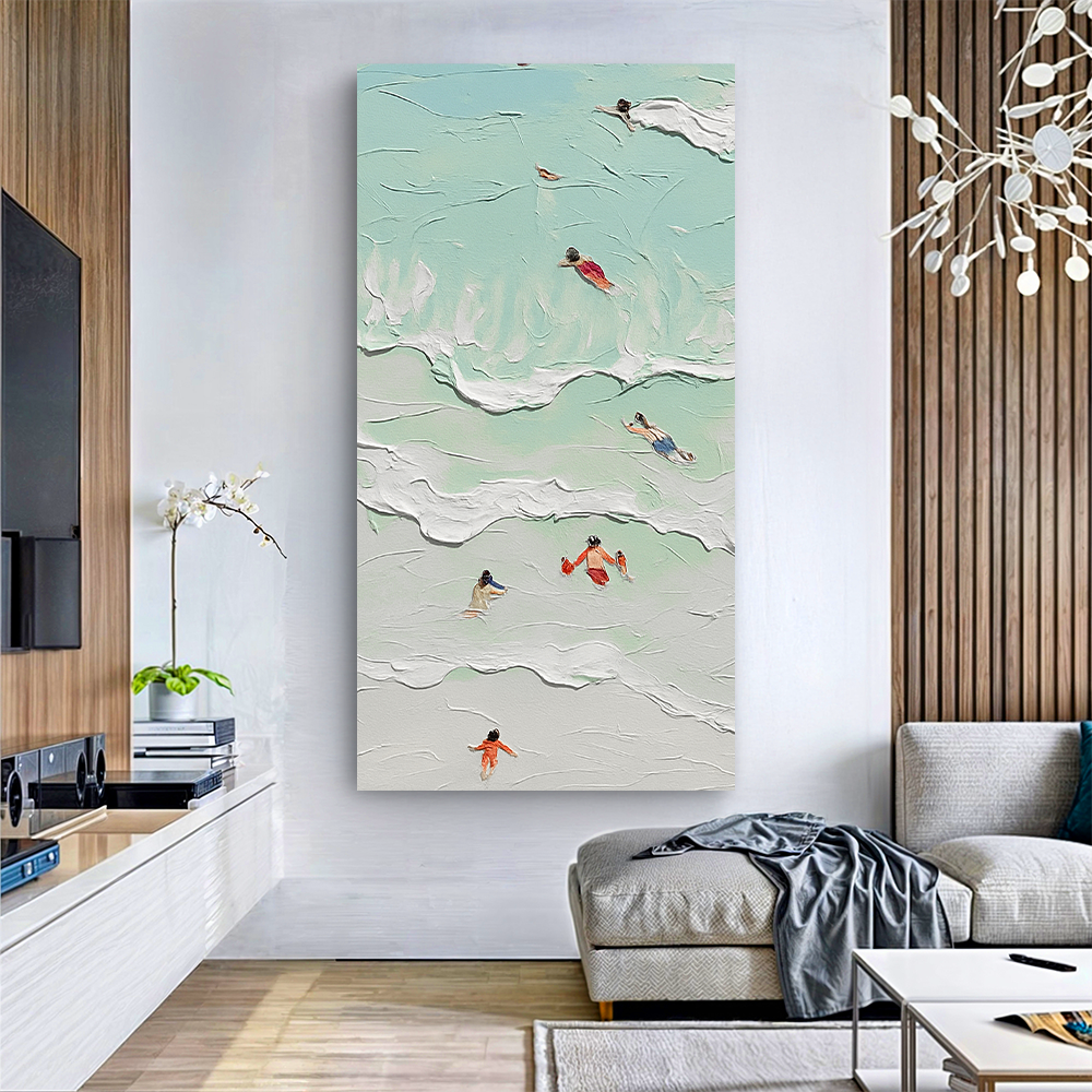 Beach Days Coastal Canvas Wall Art XXIII