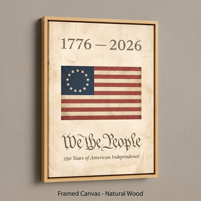 We the People Canvas Wall Art