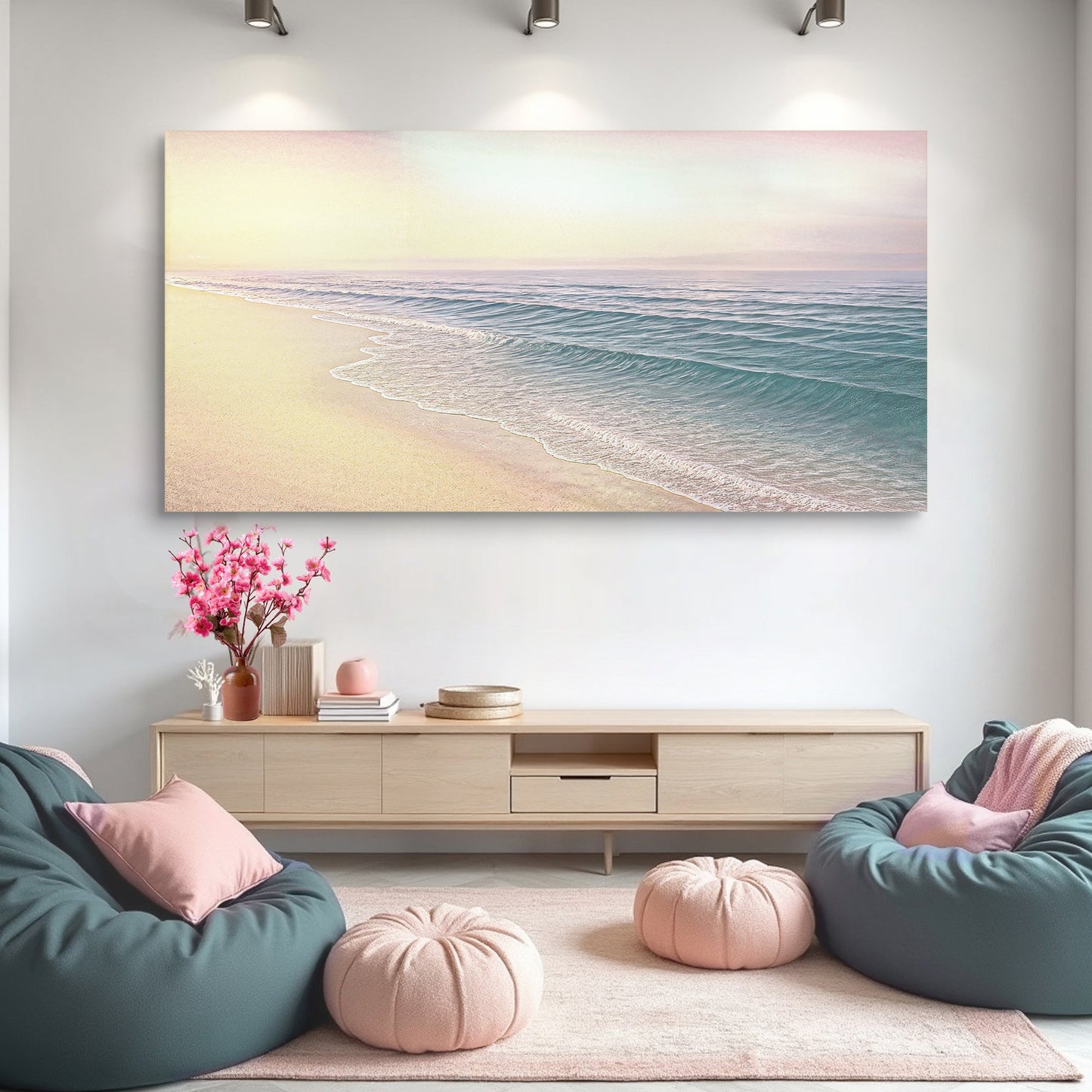 Beachside Bliss Coastal Canvas Wall Art