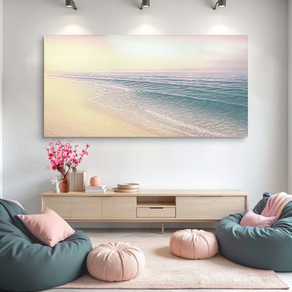 Beachside Bliss Coastal Canvas Wall Art