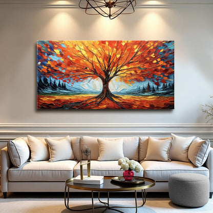 Autumn Fire Canvas Wall Art