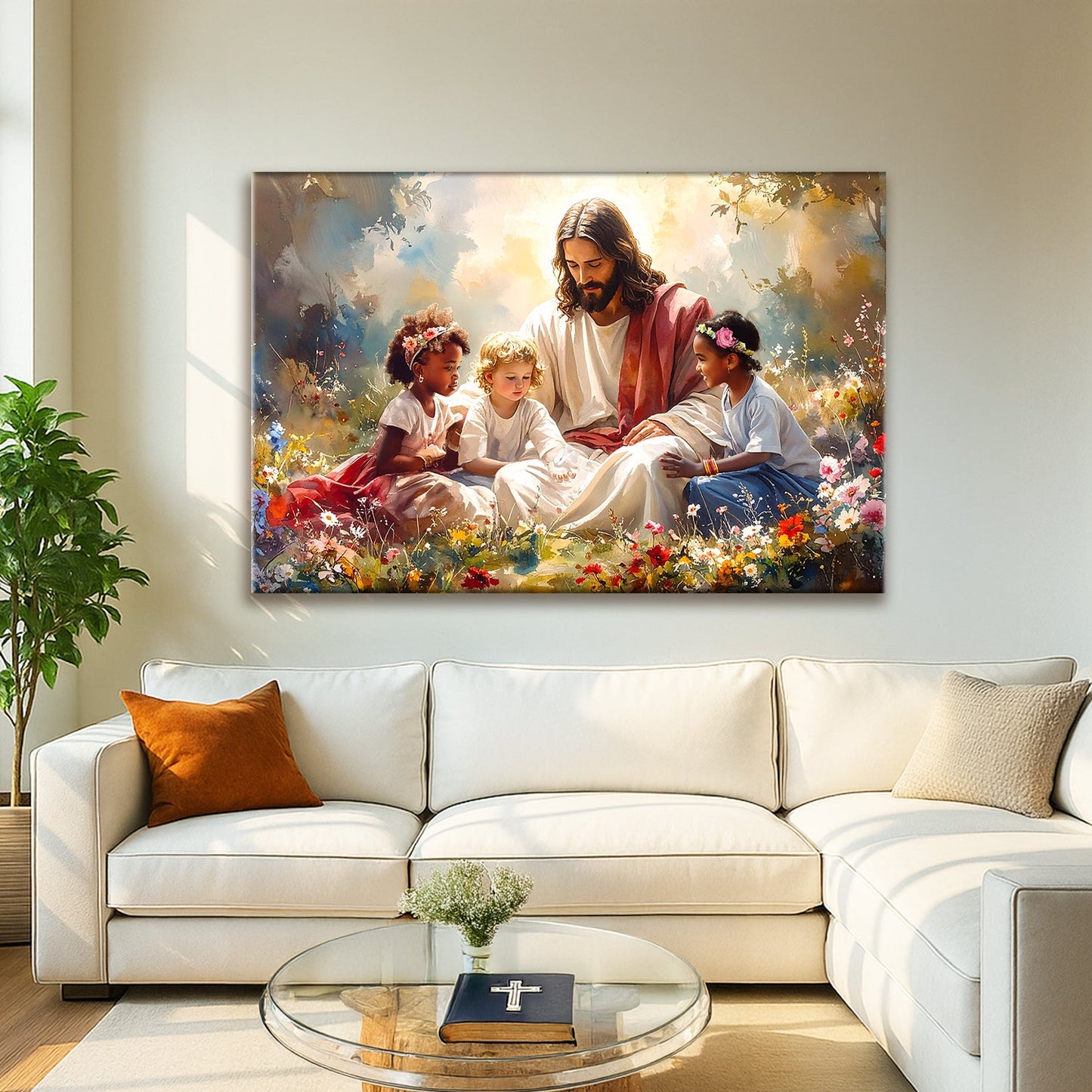 Jesus With Children Wall Art for Home