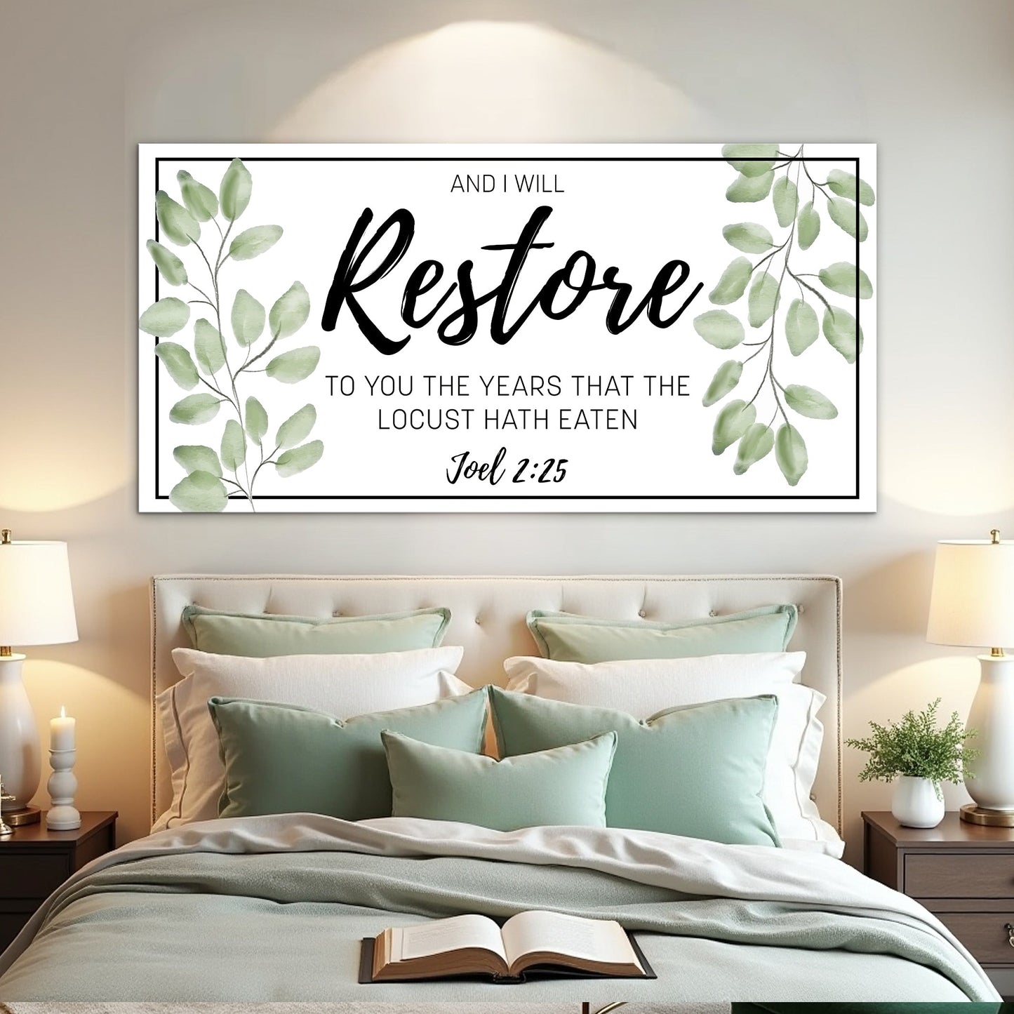 And I Will Restore To You Joel 2:25 Faith Sign II