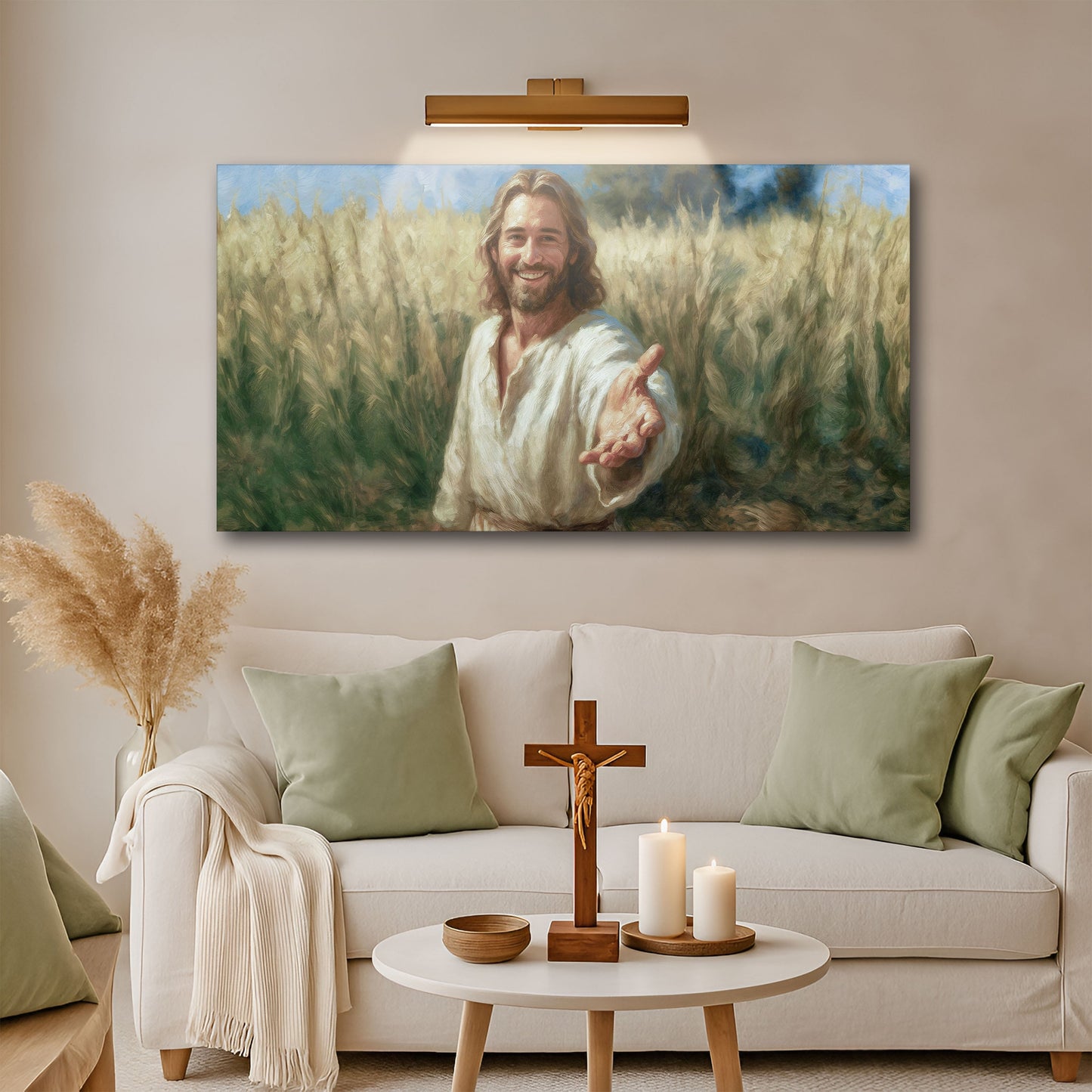 Savior's Invitation Faith Canvas Wall Art III