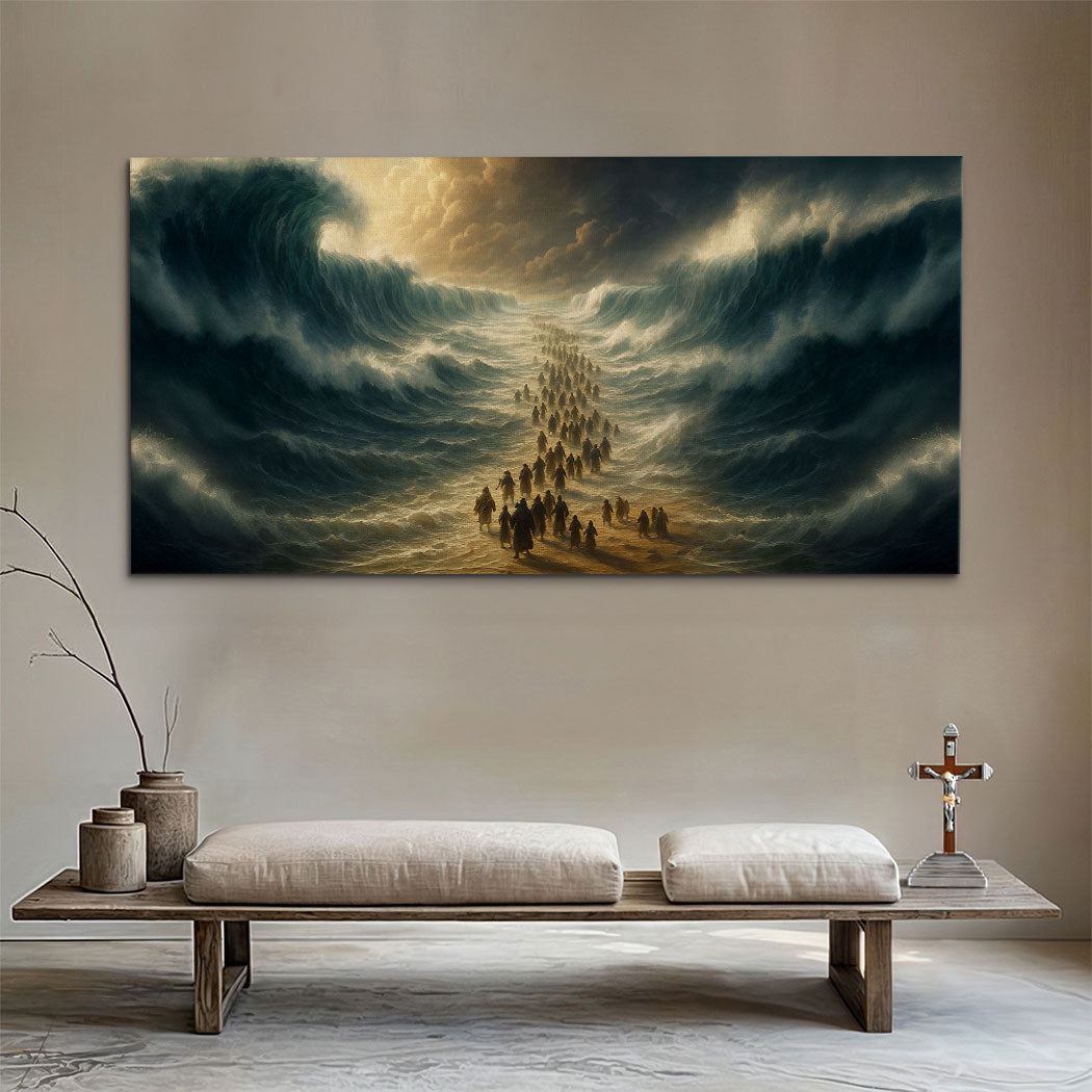 The Parting Faith Canvas Wall Art III