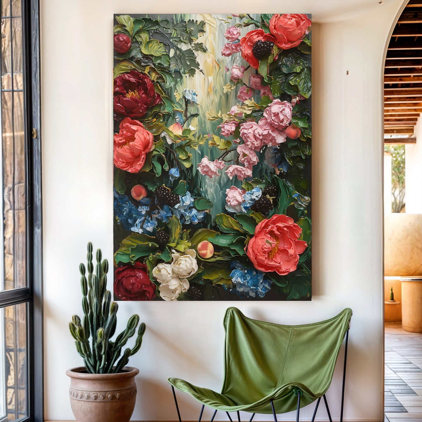 Garden Floral Canvas Wall Art