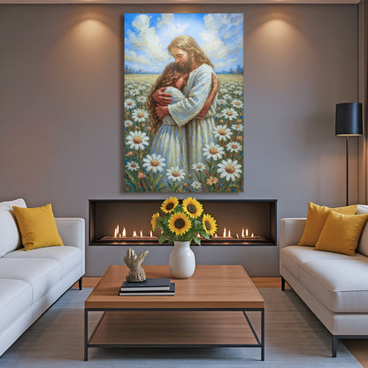 Jesus With Children Canvas Wall Art