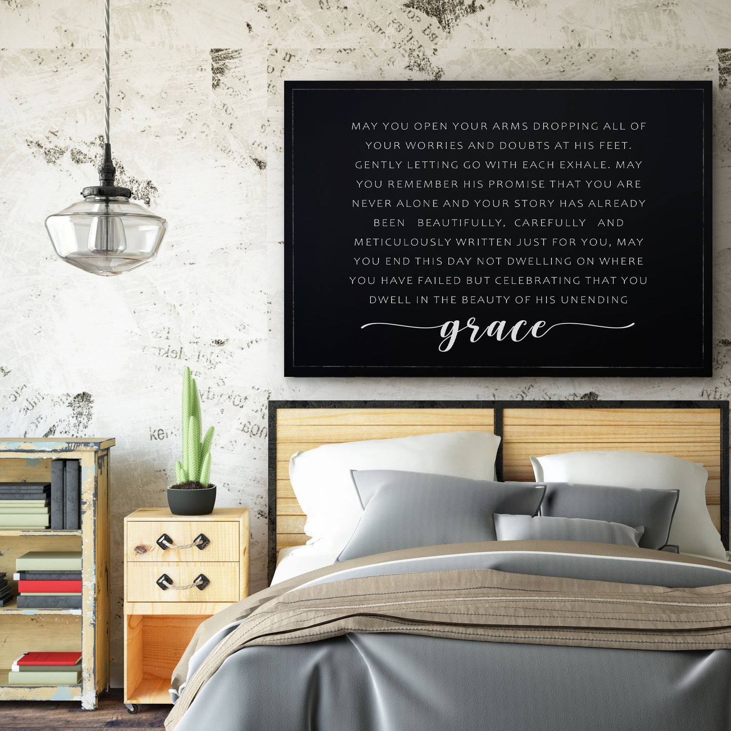 Unending Grace Faith Canvas Wall Art
