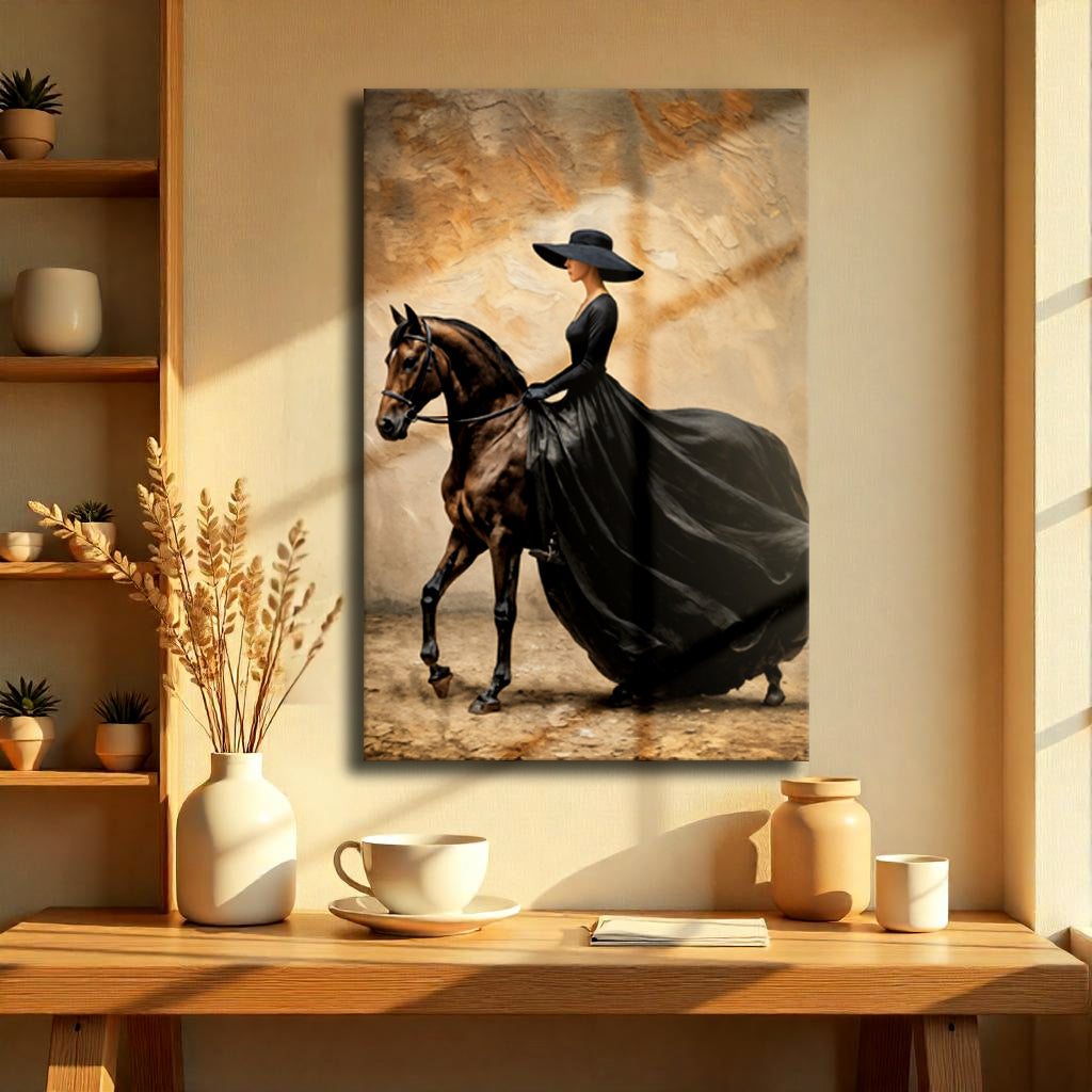 Elegant Equestrian Horse Canvas Wall Art