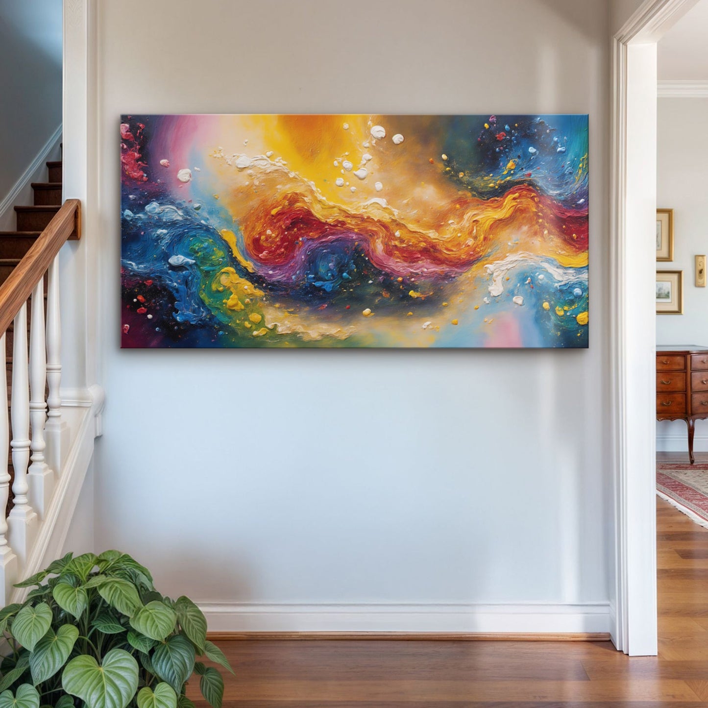 Chroma Nova Abstract Canvas Wall Art