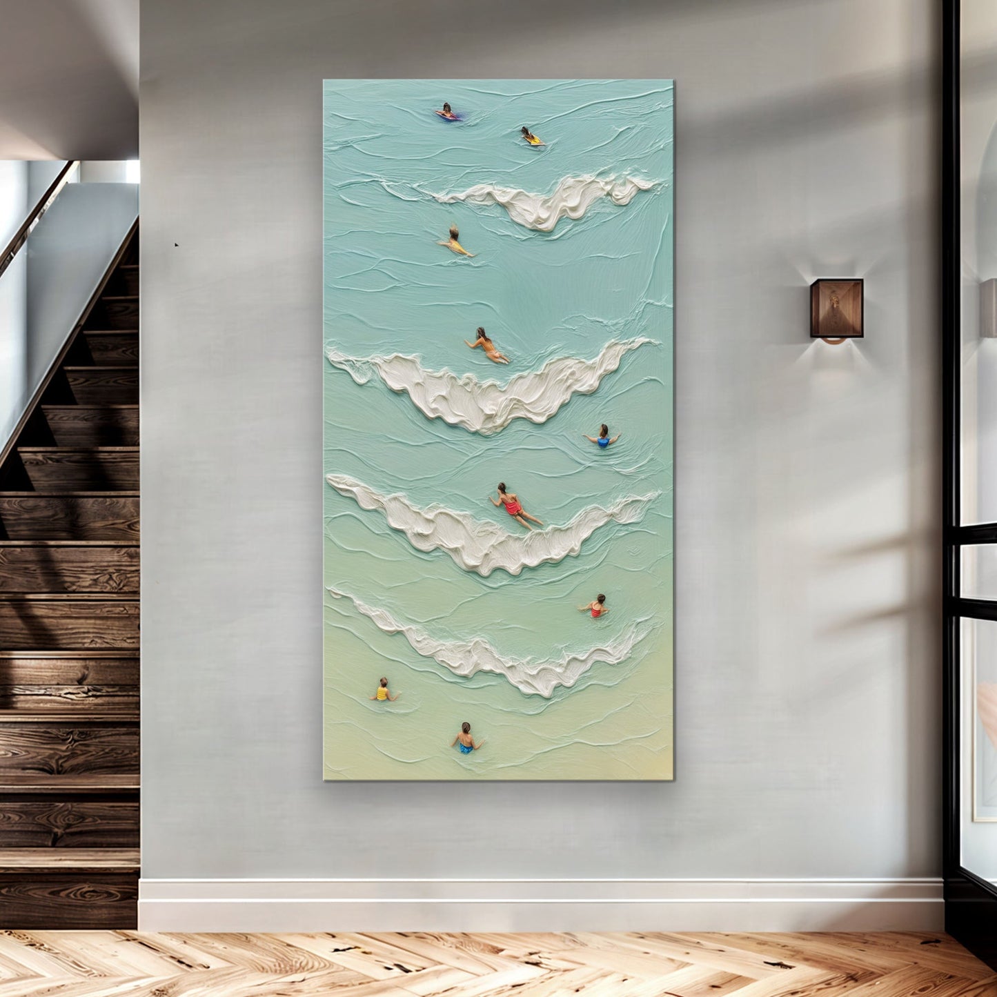 Beach Days Coastal Canvas Wall Art XIX