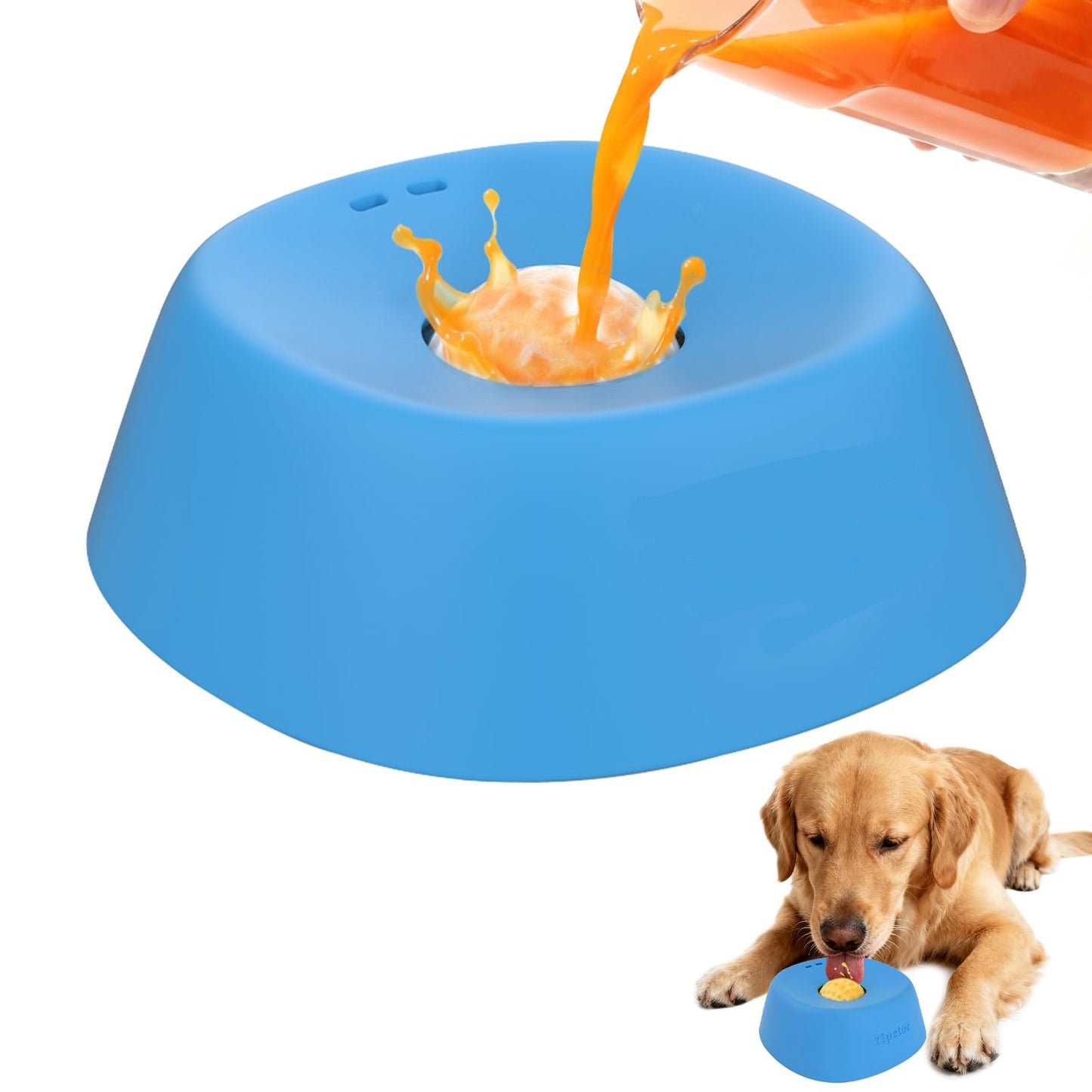 Slow Feeder Dog Lick Bowl: No-Spill Enrichment for Your Pet