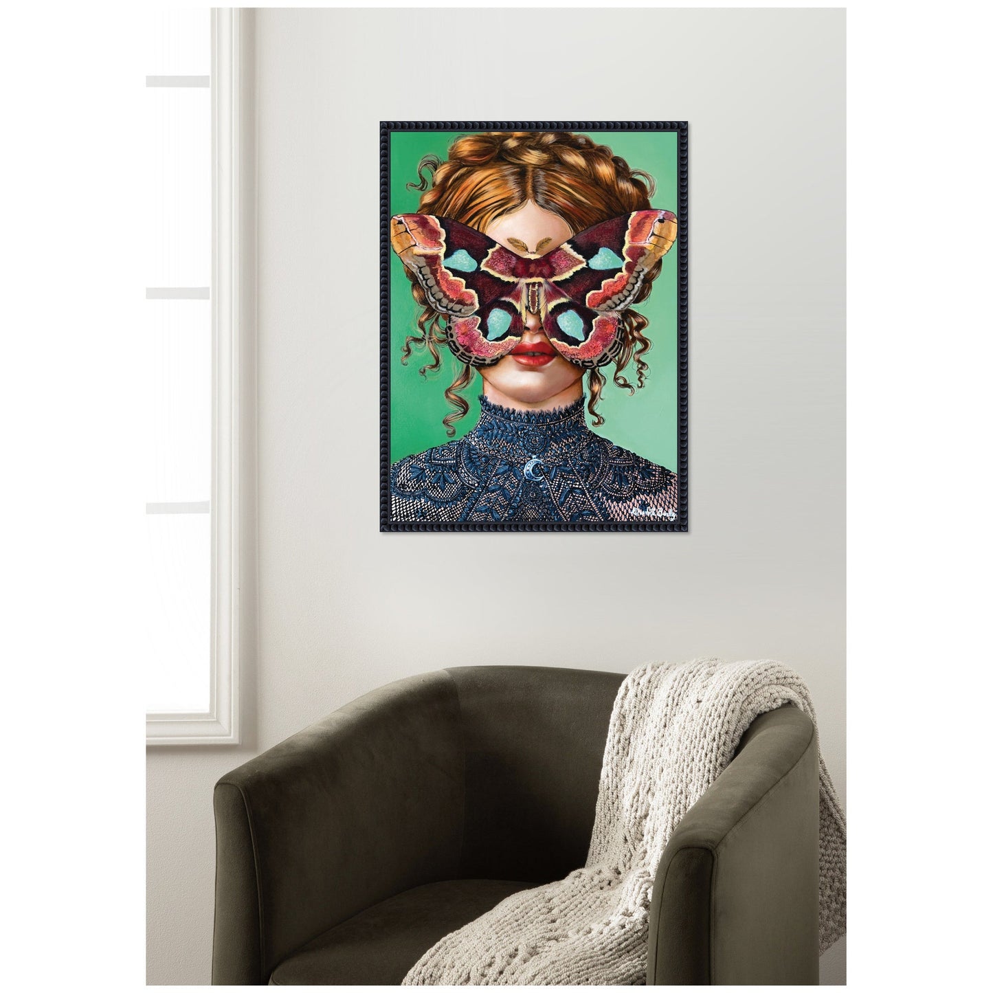 Forest Witch Framed Canvas Wall Art Print