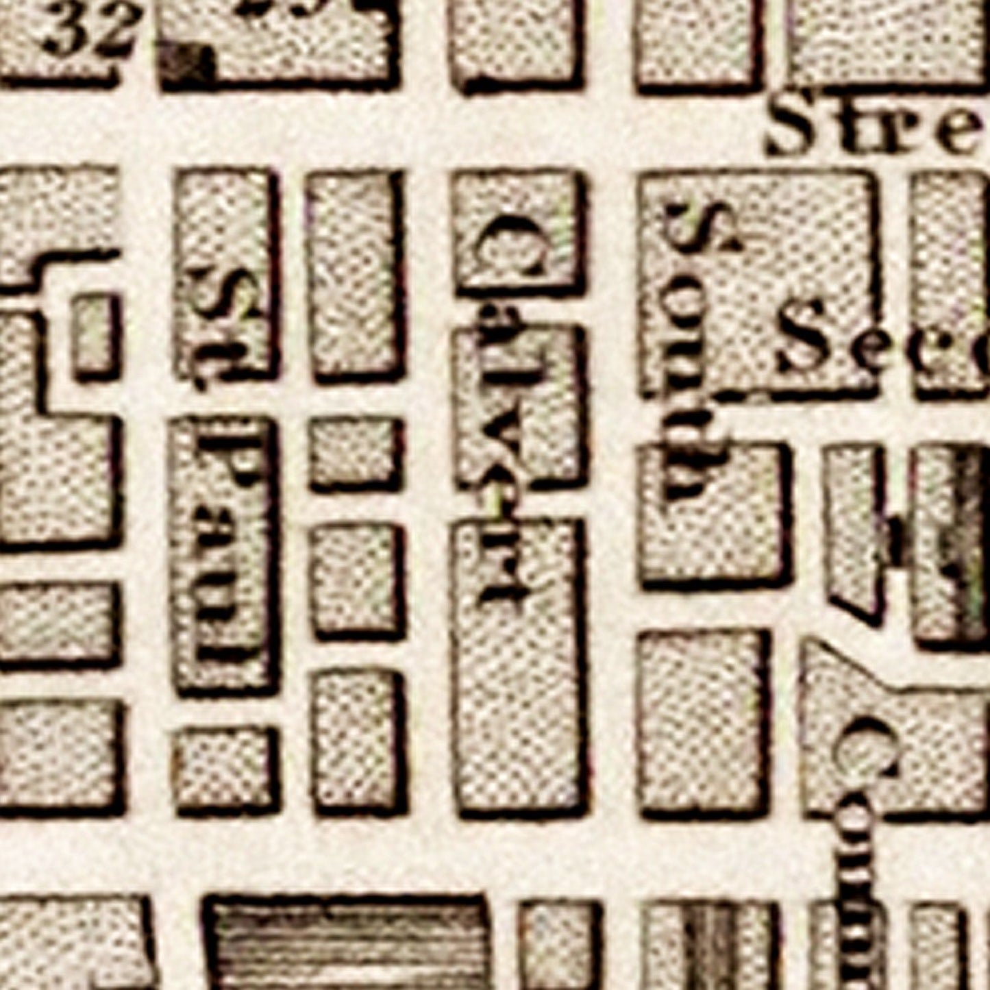 Vintage Map of Baltimore, Maryland, 1846