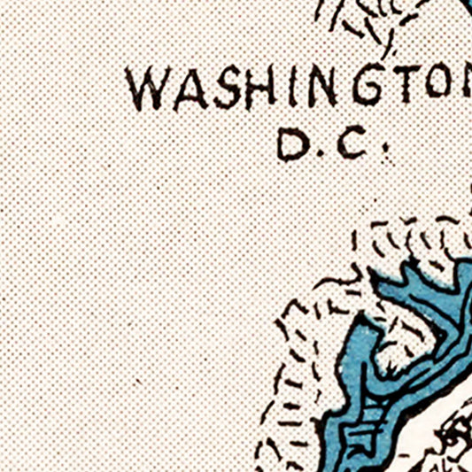 Vintage Map of Maryland, 1931