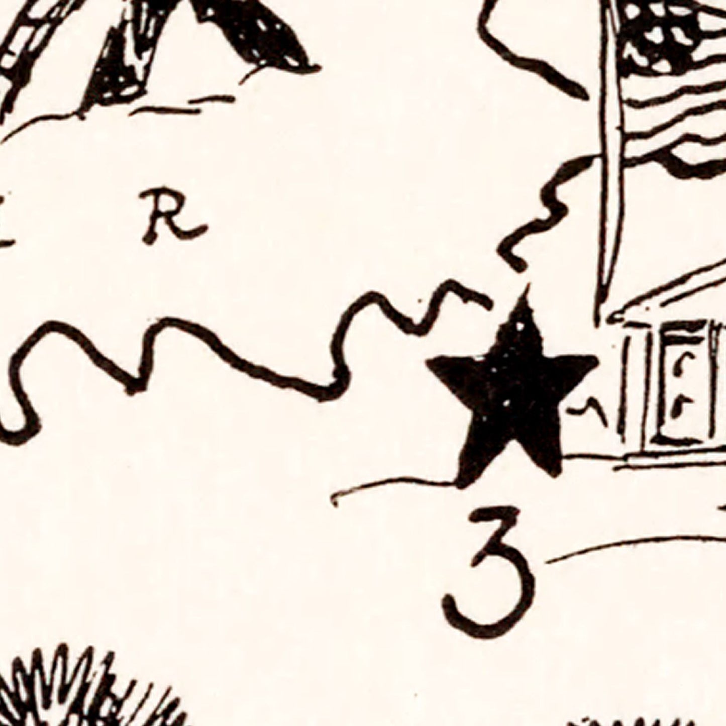 Vintage Map of Alabama, 1931