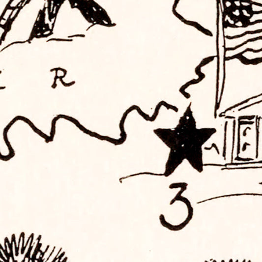 Vintage Map of Alabama, 1931