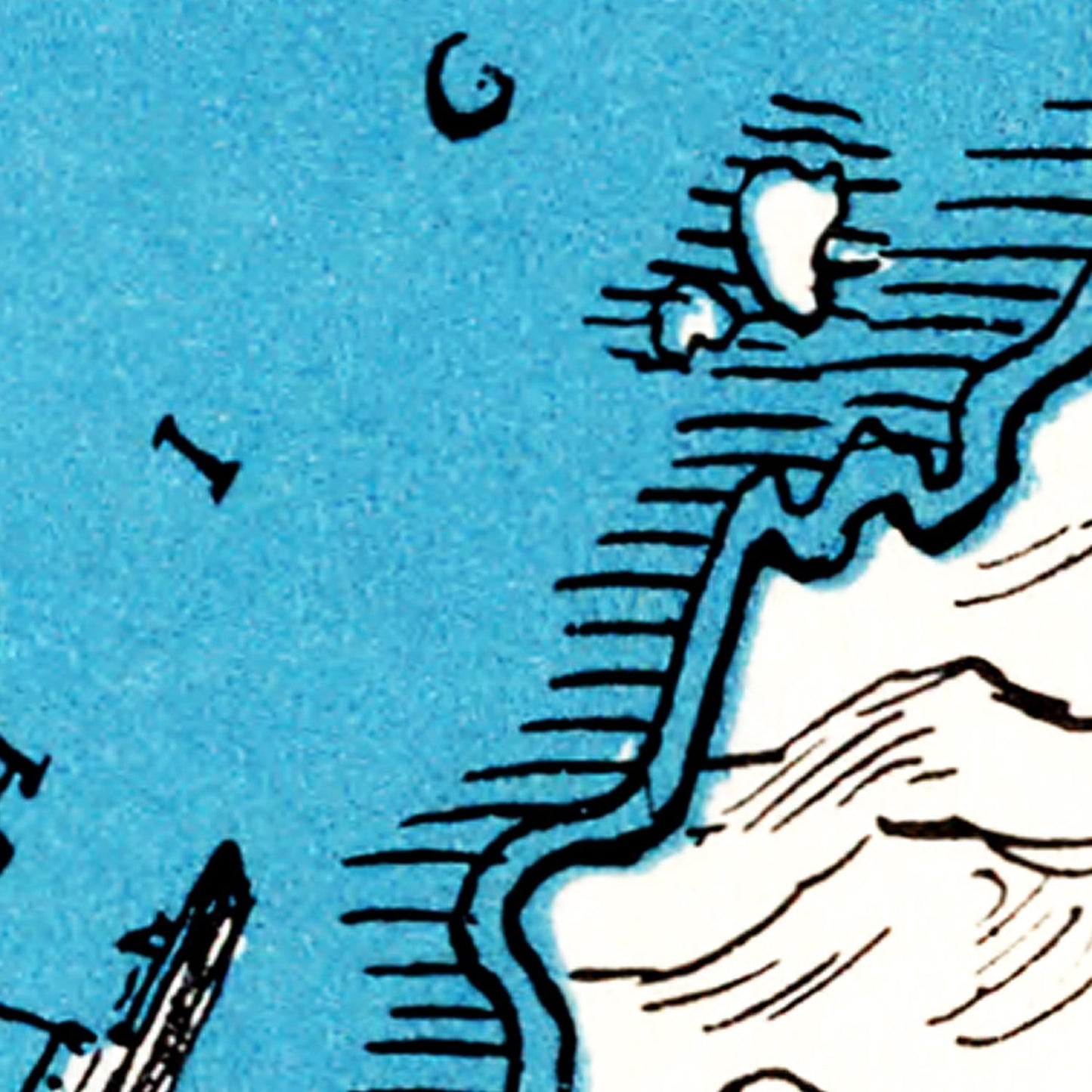 Vintage Map of Michigan, 1931