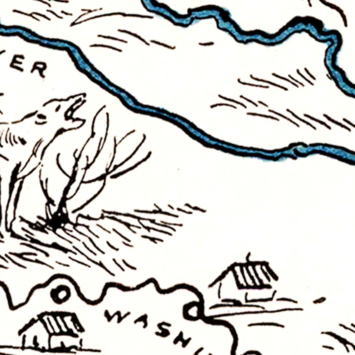 Vintage Map of Oklahoma, 1931