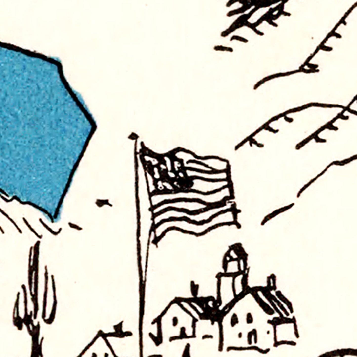 Vintage Map of Arizona, 1931