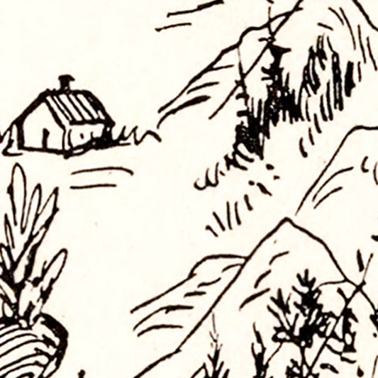 Vintage Map of Utah, 1931