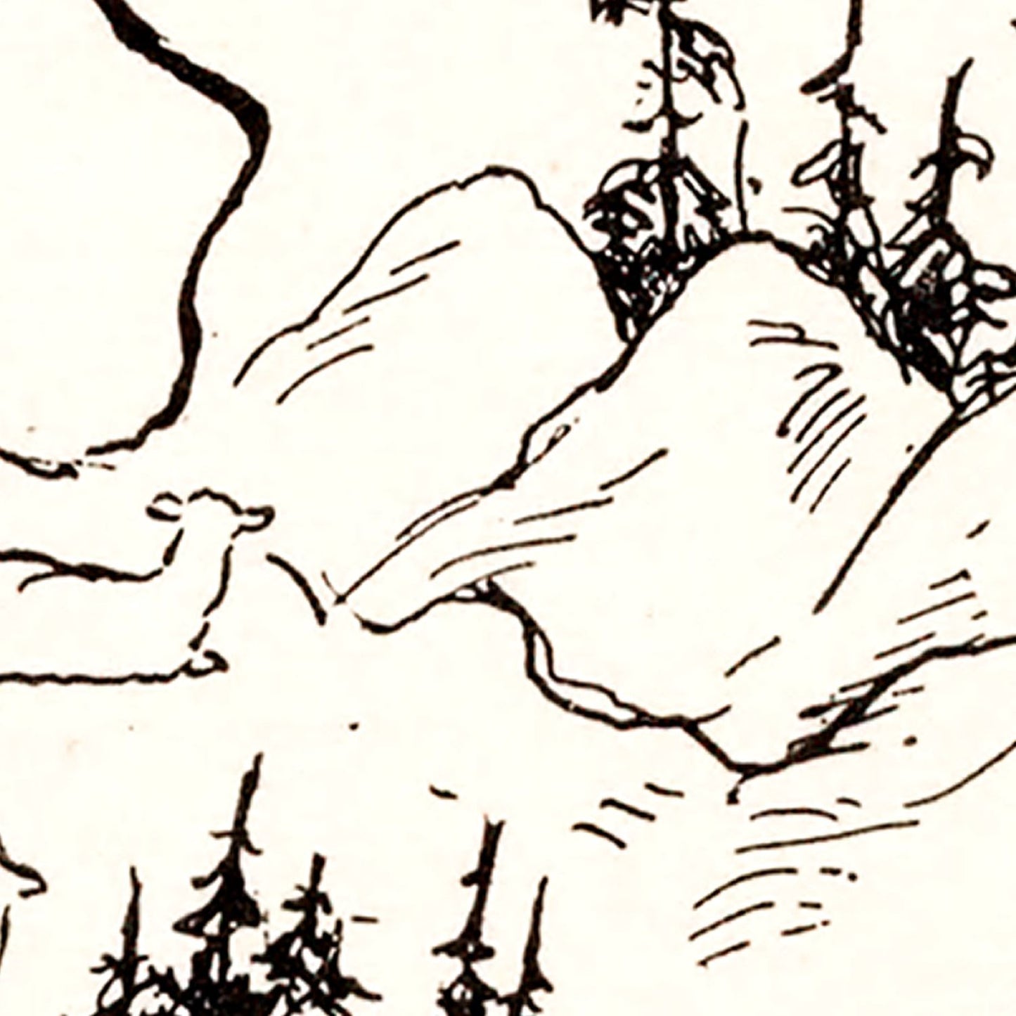 Vintage Map of Wyoming, 1931