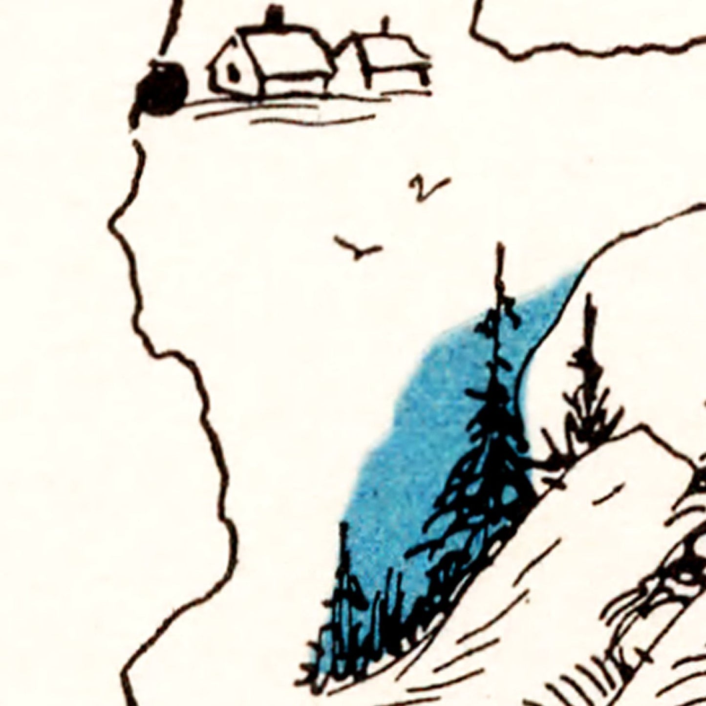 Vintage Map of Oregon, 1931