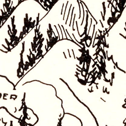 Vintage Map of Washington State, 1931