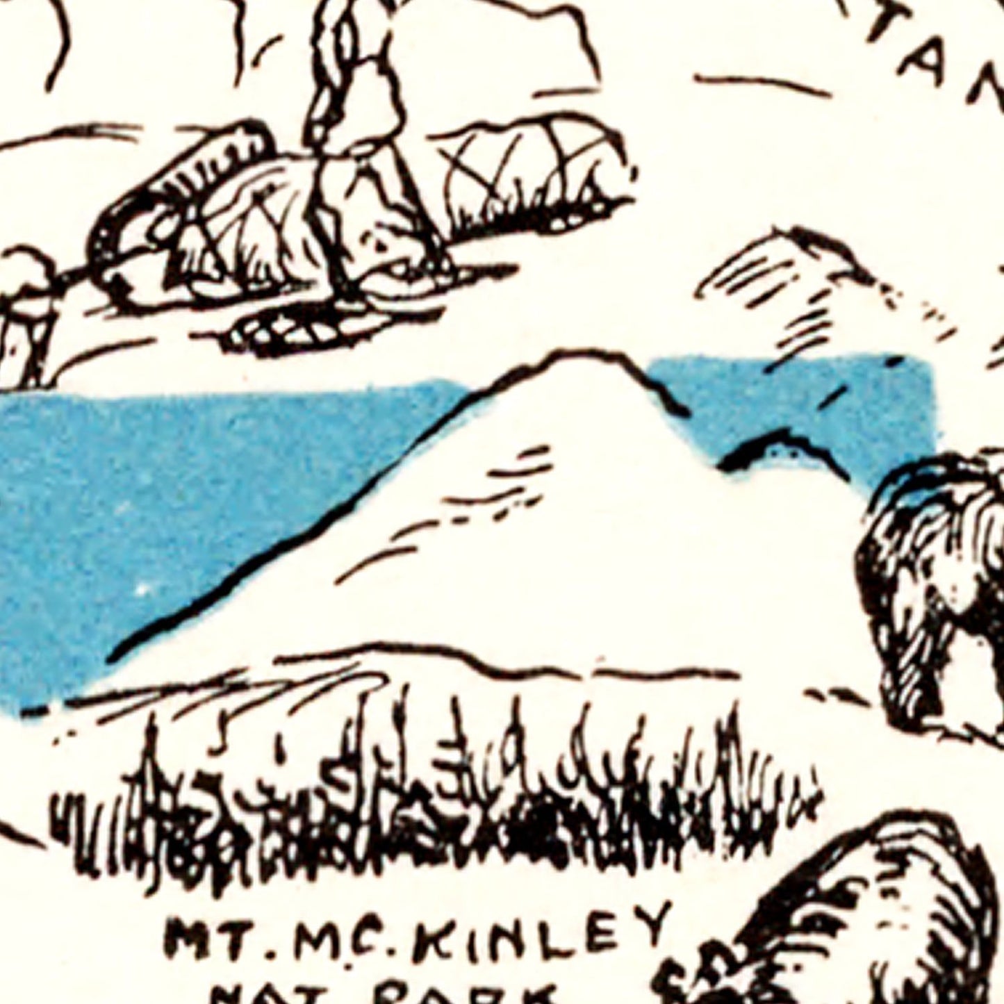 Vintage Map of Alaska, 1931