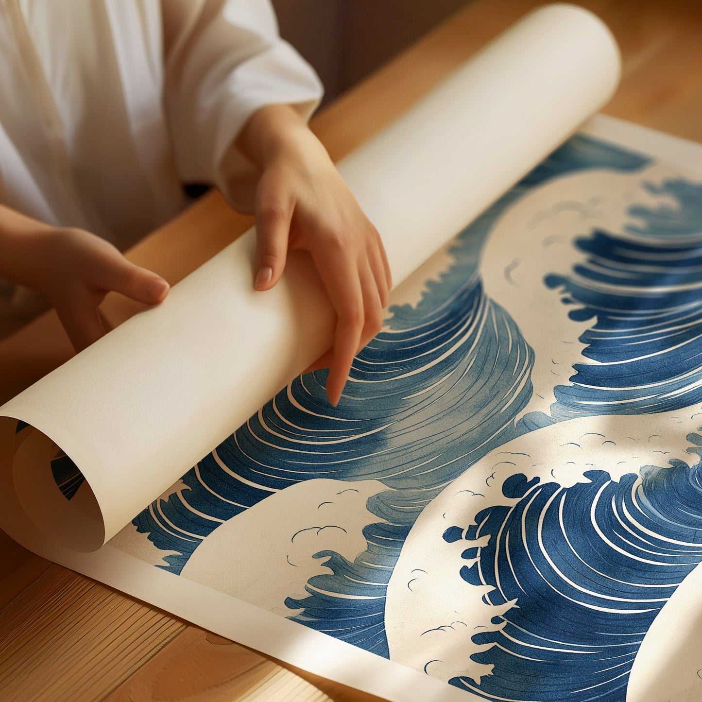 Japanese Wave Print Ukiyo-e Ocean Wall Art