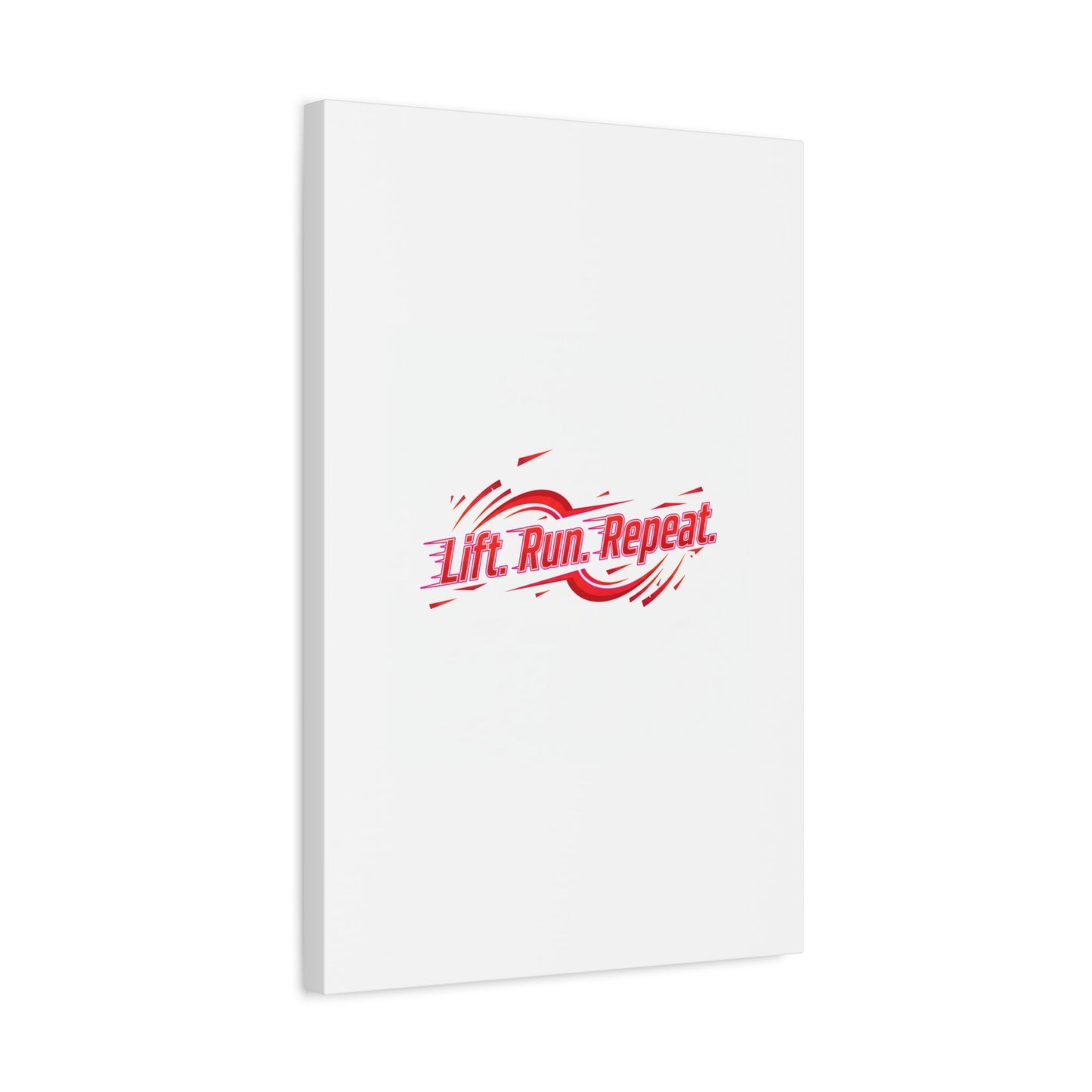 Lift Run Repeat Canvas | Fitness Wall Art, Gym Motivation